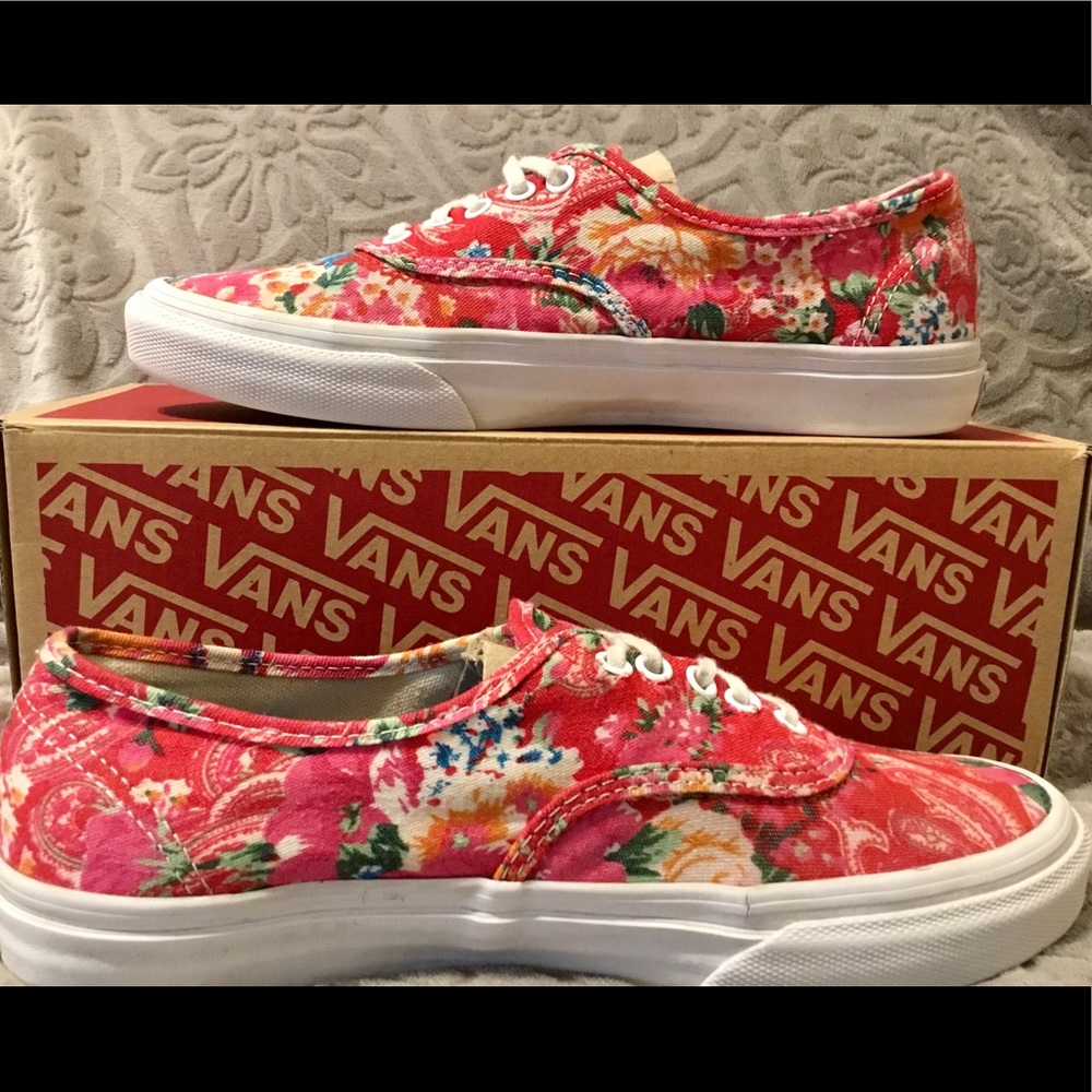 VANS AUTHENTIC FLORAL SNEAKERS